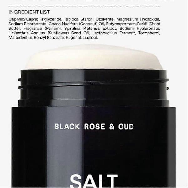 Salt & Stone Unisex Black Oud Extra_Strength Aluminiumfri Deodorant Neroli & Basil Neroli & Basil
