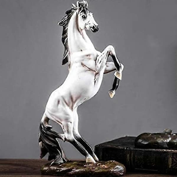 Hestestatue til hjemmet Heste-figur Skulptur Rottehåndværk
