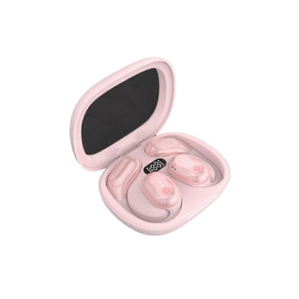 AI åpne trådløse Bluetooth-øretelefoner for språoversettelse Pink