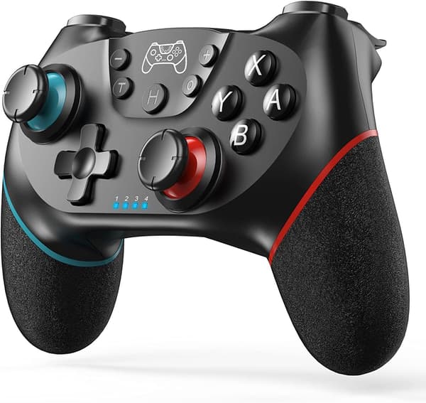 2023 Uppgraderad trådlös handkontroll för Switch/Lite/OLED Pro-kontroll för Switch Fjärrstyrd joystick-gamepad stöder väckning, Turbo, dubbel vibration
