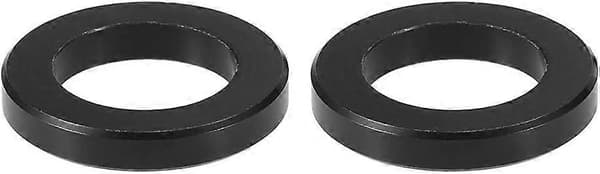 Cykelnavadapter Boost Navkonverteringssæt Foran 15x100MM til 110MM Bag 12x142MM til 148MM Forreste Bageste Adapterkonvertering 1 sæt sort