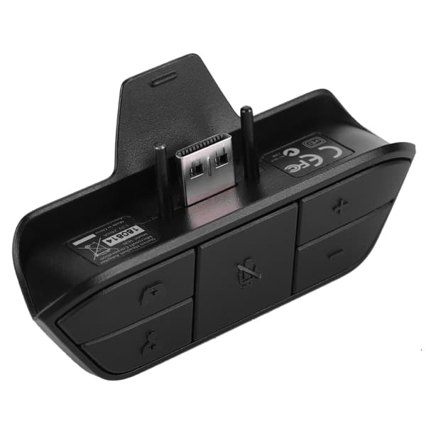 Støvbestandig stereo headset-adapter til Xbox One med spilcontroller og stereolydsynkronisering