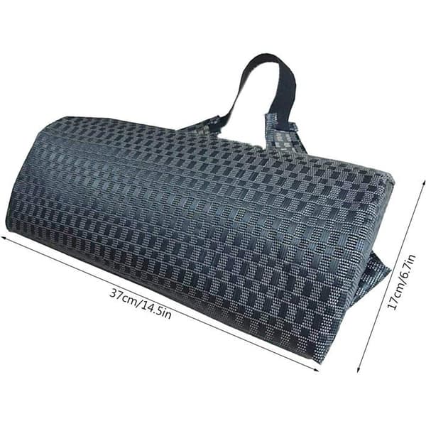 Nackstödskudde - 1 styck - Teslin-tyg - Ergonomisk och justerbar - För trädgårdsstol - 37x17