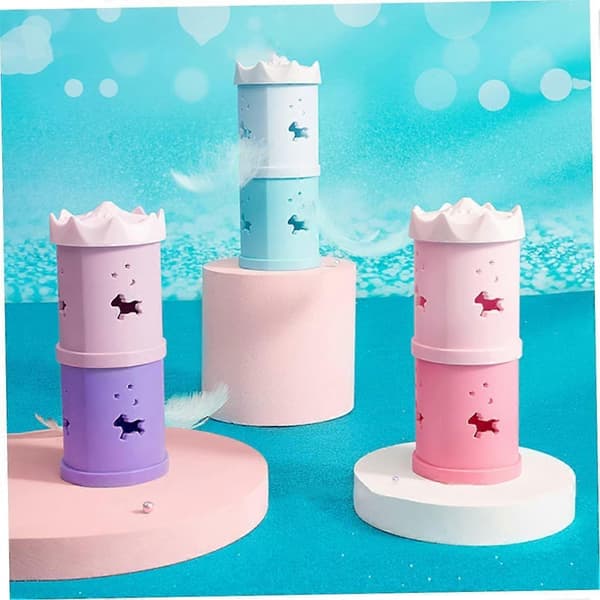 2 stk. Æske til opbevaring af beautyblender, mini makeup tilbehør, mini mixer makeup holder, makeup æg etui stand