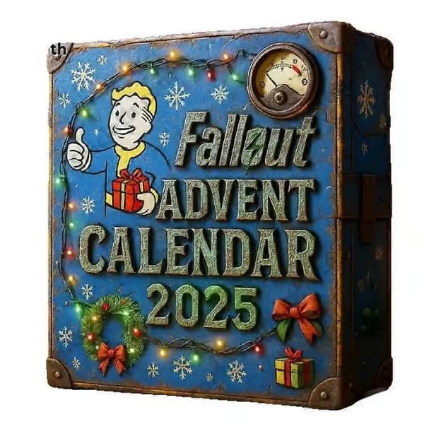 Fallout Adventskalender Blind Box – Akrylprydnader för granen & överraskningshängen