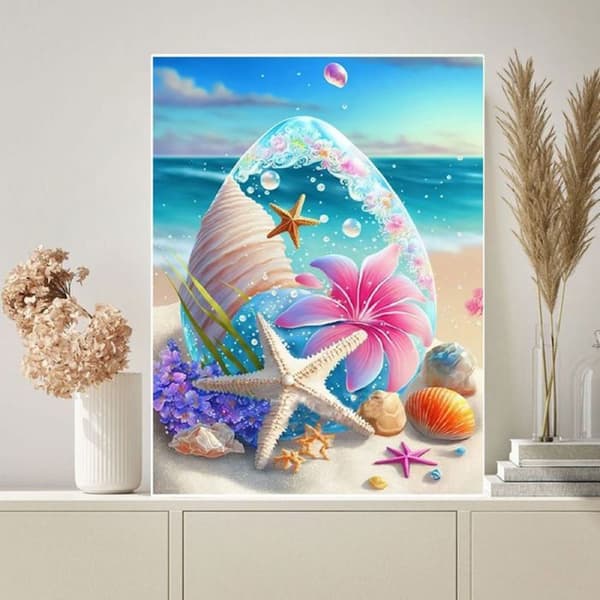 Diamantmalingssett for voksne, DIY 5D Diamantkunst, 30 × 40 cm