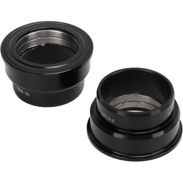 Bundbeslagssæt til cykel i aluminiumslegering med forseglede lejer og tilbehørsafstandsstykke.