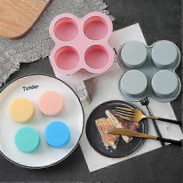 Airfryer Æggeform Silikone Muffinsforme Bageplade Silikoneforme til Bagning Cupcakeforme Æggemuffinsmaskine