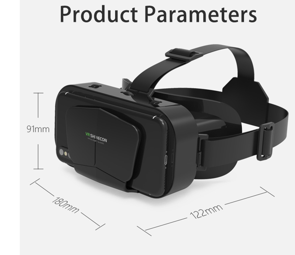 3D VR Virtual Reality Briller, Nyd de Bedste Spil og Videoer (med Bluetooth Controller), Kompatibel 5 Tommer - 7 Tommer