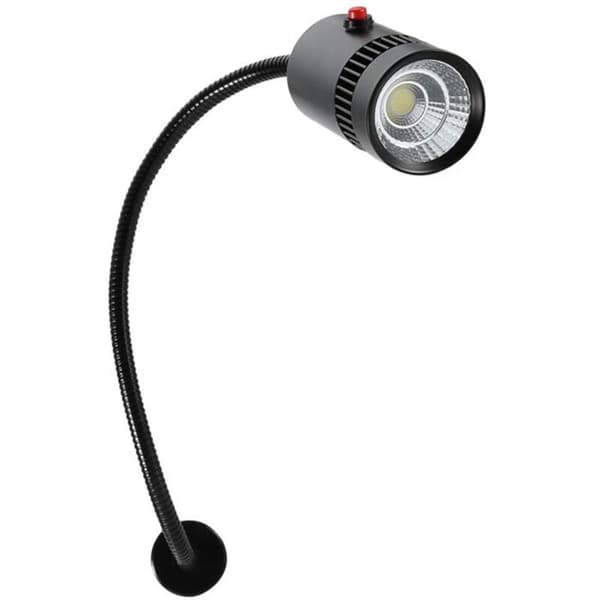Redxiao Magnetisk LED-lysbase, justerbar maskinværktøjslampe til drejebænk, lyser med sølvlys