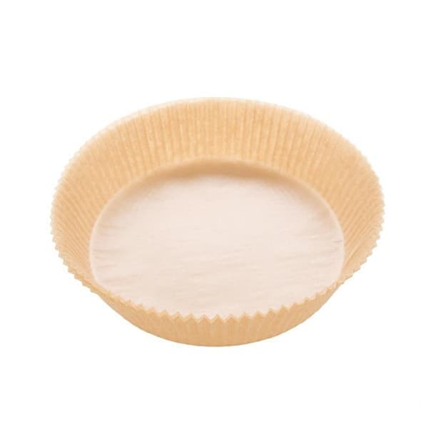 airfryer papper engångs airfryer papperstillbehör 16/20cm brun rund 20cm 50st rund 20cm 50st
