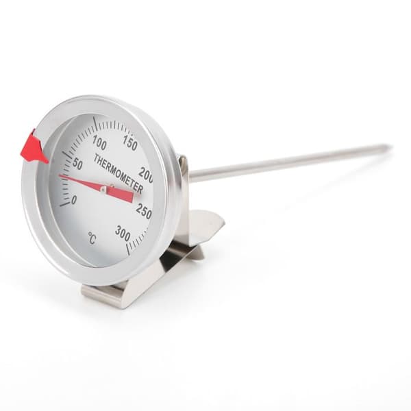 Steketermometer i rustfritt stål med 5 cm urskive for oljepanne TTE35125