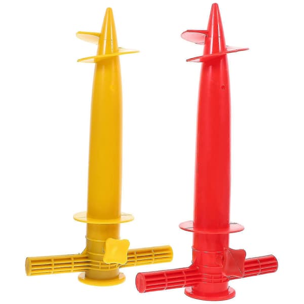 2 stk. Plastik Strandparasolholder Strandparaply Sandanker Paraplyspyd