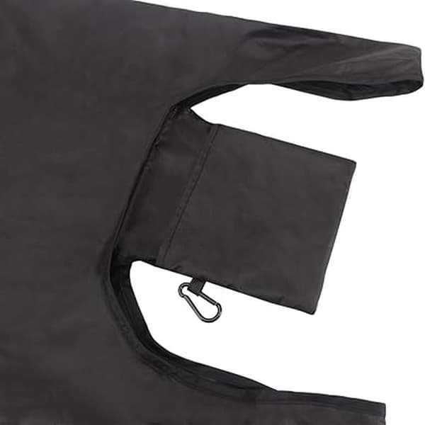 3 gjenbrukbare handlenett, sammenleggbar handlenett med påsydd pose