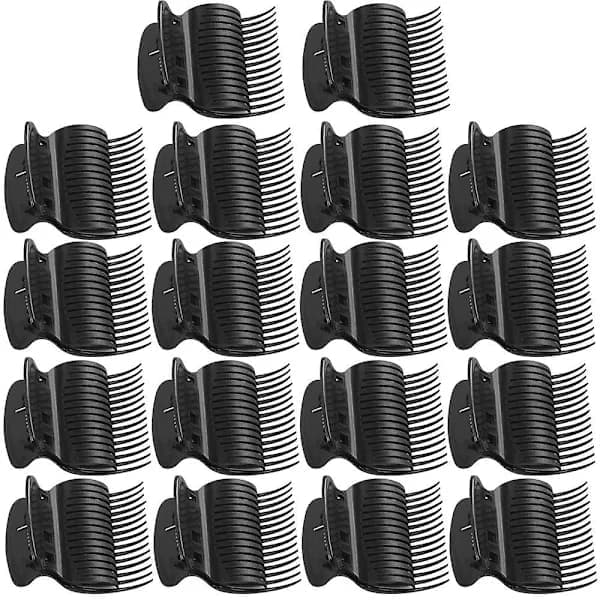 18 plastikclips til varmespoler (sort)