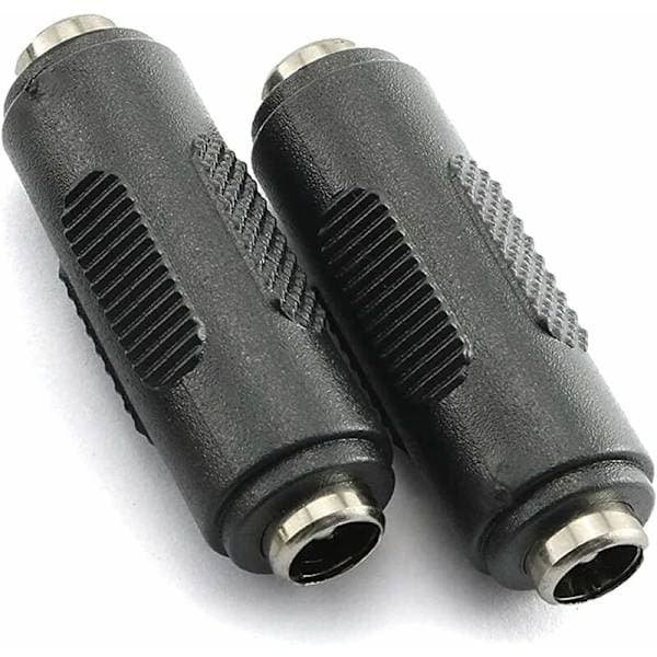 3 stk. DC 5.5x2.1mm Hun til Hun Strømstik, Hun til Hun Koblingsadapter til CCTV
