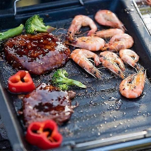 pc Stekeplate Grillpanne Biff Grillfat Aluminium Stekepanne