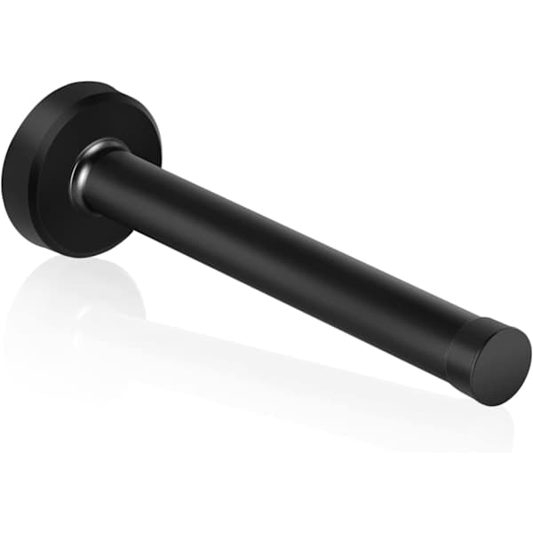 Dørstopper 150 mm/6 tommer lang sort dørstopper vægmonteret moderne dørstopper holdbar dørstopper i rustfrit stål-FQ-