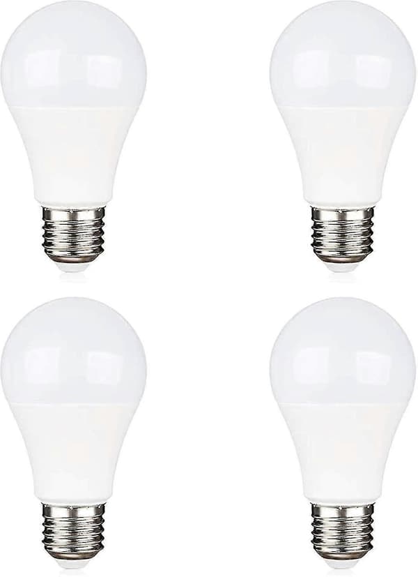 12v E27 9w Kallvitt 6000k Halogen Ekvivalent 75w, Ac Dc 12 Volt 24 Volt E27 Led 4-pack