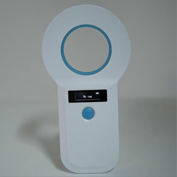Dyremærkelæser Kæledyr Mikrochipscanner til RFID 34,2Khz/125Khz Genopladelig Understøttelse af EMID/FDX?B