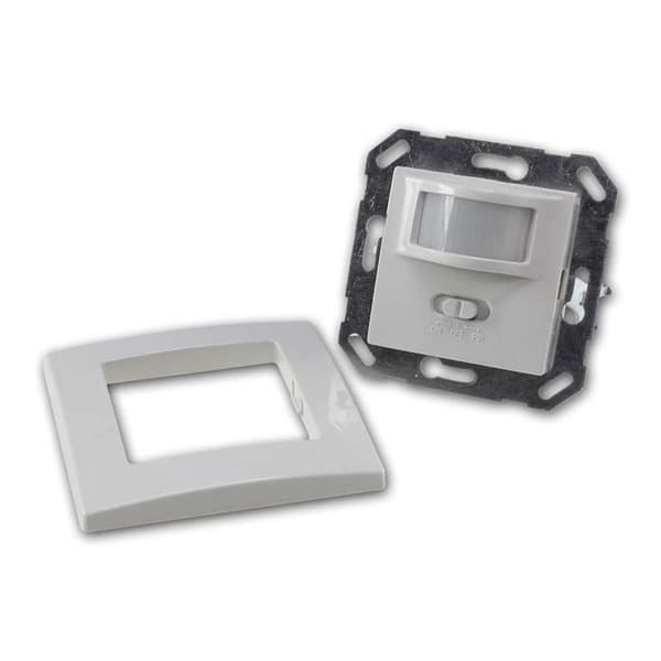 Innfelt bevegelsessensor infrarød PIR-bryter 140 hvit 110-240v LED ny