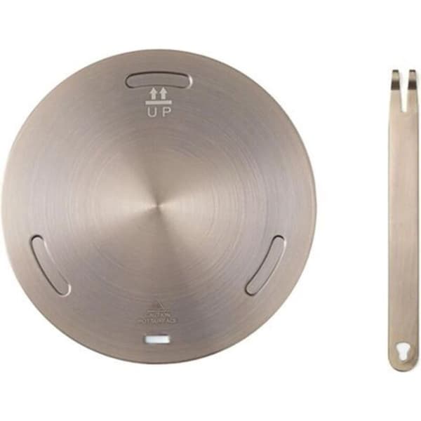 Induktionskonverteringsplatta – 28 cm diffusor i rostfritt stål för gas/glas/induktion