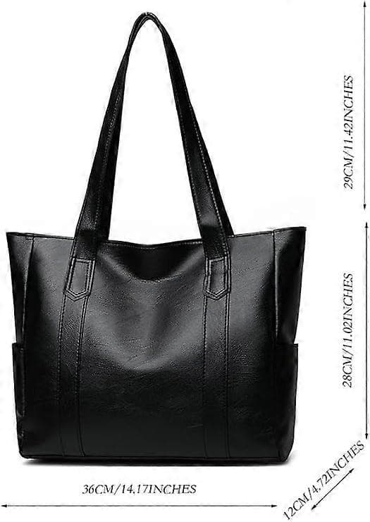 Dam Tote Väskor Dam Handväska Dam Crossbody Väskor PU Läder Dam Axelväska black