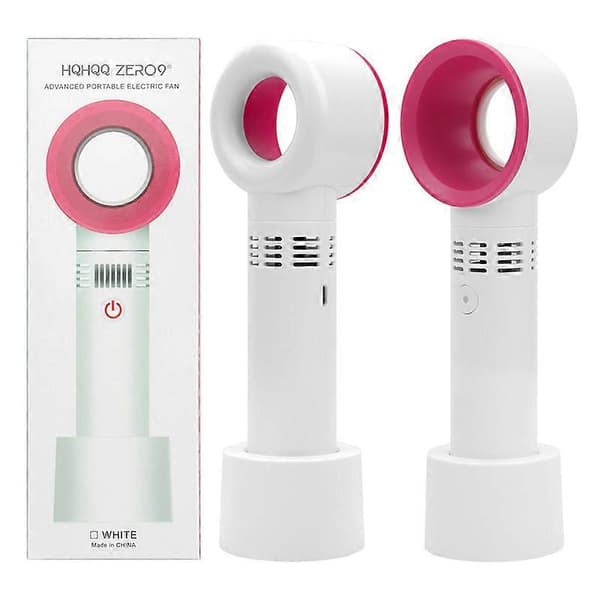 Bærbar USB Genopladelig Miniventilator Øjenvippeventilator Tørrer, Aircondition Blæser Til Øjenvippeforlængerudstyr hvid