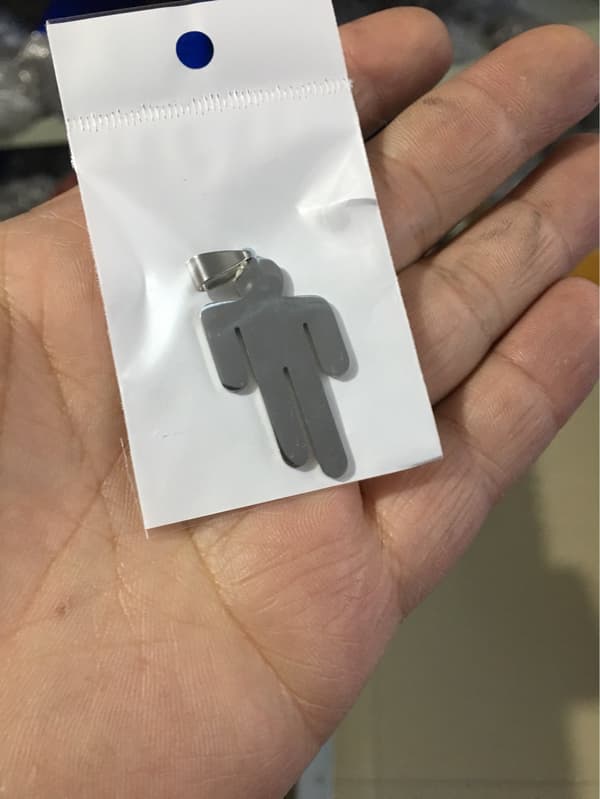 Billie Eilish Logo Halskæde Rustfrit Stål Vedhæng