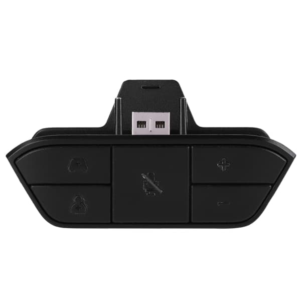 Støvbestandig stereo headset-adapter til Xbox One med spilcontroller og stereolydsynkronisering