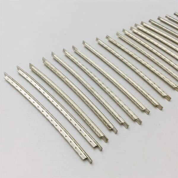 24st Rostfritt Stål 2.2mm Bredd 22 Band 24 Band Gitarr Bandtrådar Set för Elgitarr Bas Greppbräda 2.2*22F