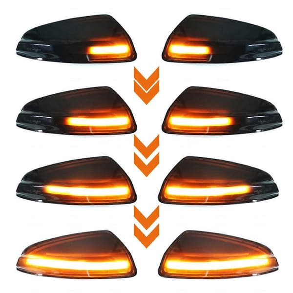 LED Dynamisk Blinklys Sidespejl Indikator Blinker til C-klasse W204 S204 W639 ML W164
