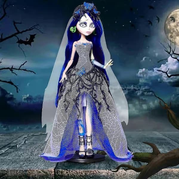Monster High Tim Zombie Brud Emily Skullector Docka - Ny Ankomst