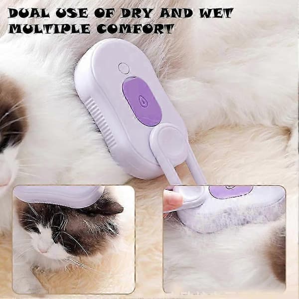 Celery Pet Spritz Defur Comb, Puffease Spritz Defur Grooming Comb for Cat & Dog