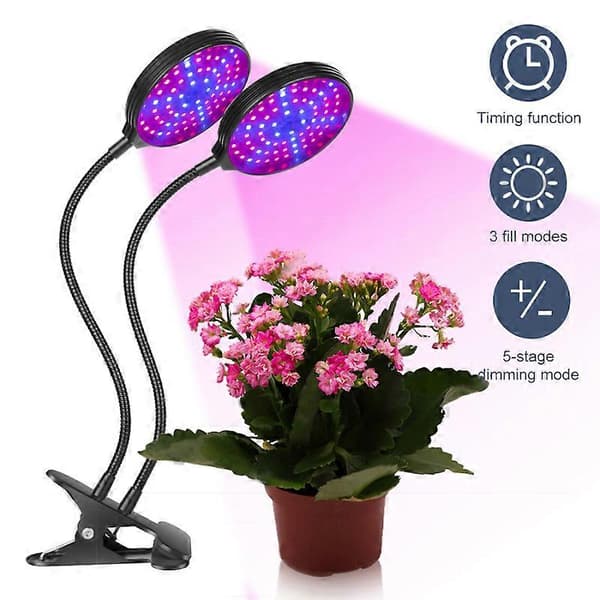 Full Spectrum LED Vekstlys Veg Bloom Planter Dobbelthode for Hage USB-port 45W