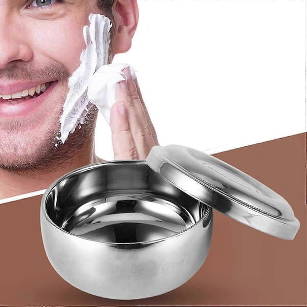 Barberskål, Barbersæbeskål til hjemmet våd m/låg til badeværelset