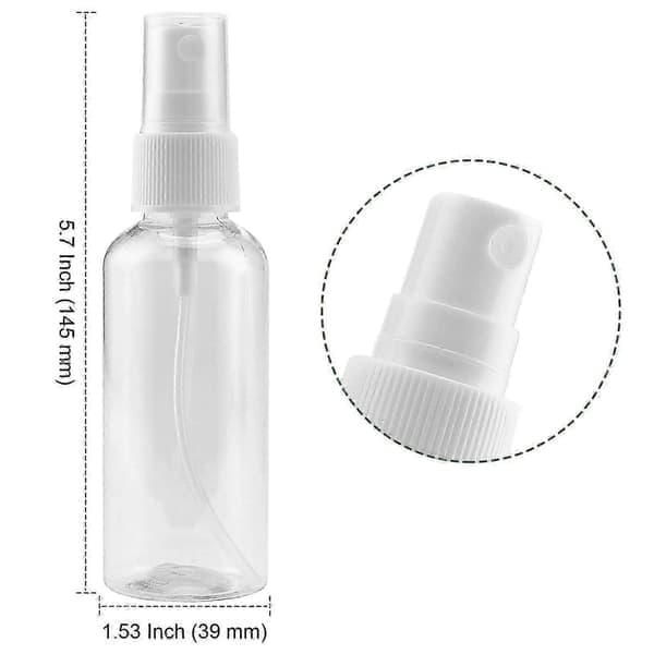 40-pakning 100 ml klare sprayflasker, sprayflaske i plast