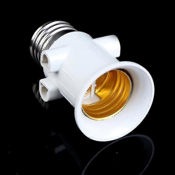 3x Ac100-240v E27 Pære Adapter Lampeholder Sokkel Konvertering Med EU-plugg-AX