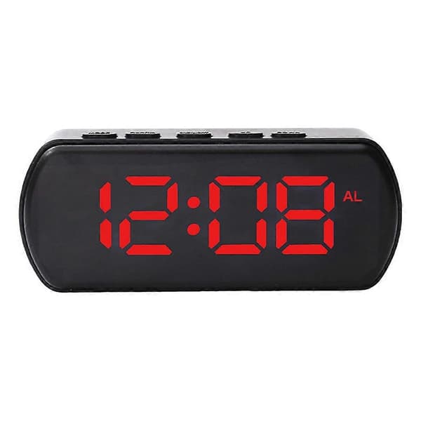 LED-väckarklocka med helskärm, klassisk digital elektronisk väckarklocka Blue