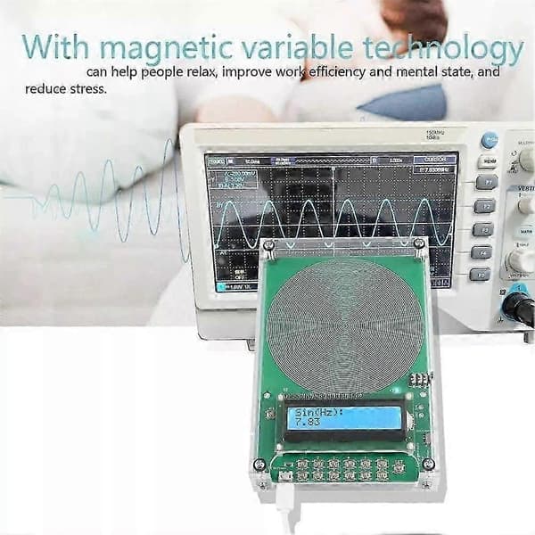 Healflux Egendefinert Frekvensgenerator V2, Schumann Resonansgenerator Green