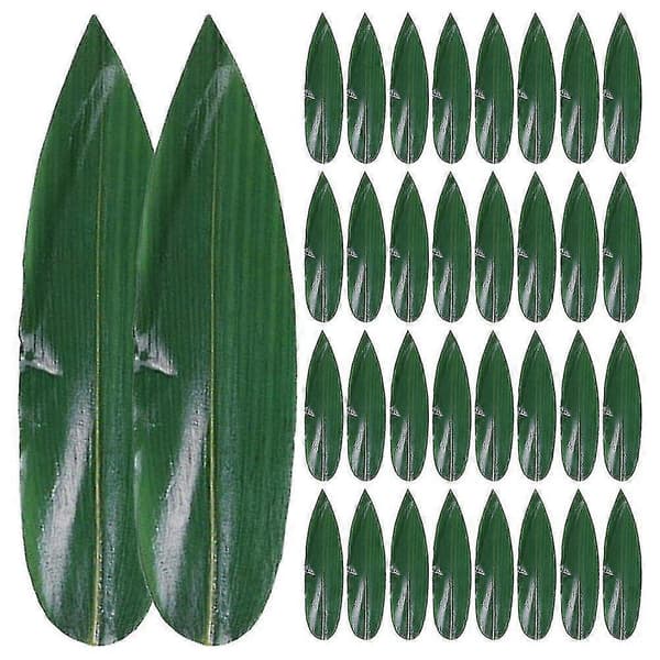 100 stk. Sushi Bambusblad Sushi Fat Dekor Bambusblader Sashimi Dekor Matter