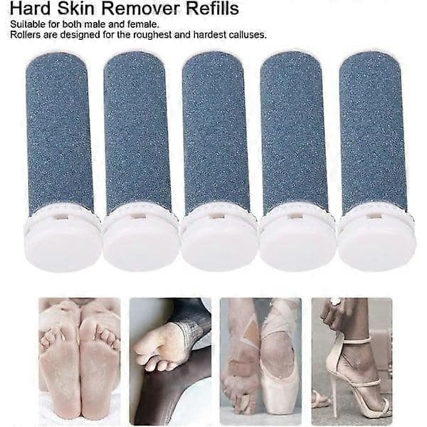 10-pak rullerhoveder kompatible med Emjoi Micro Pedi Nano, Erstatningshoveder