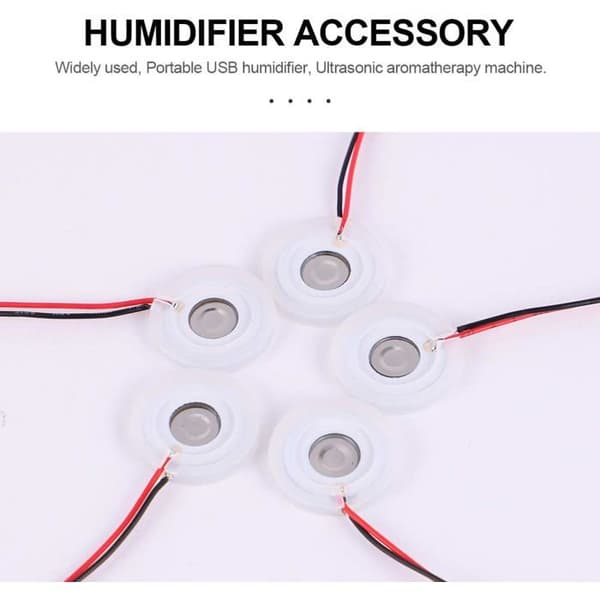 Luftfukter - Pakke med 5 - Keramikk - 16 mm - Hvit - For tåkemaskin