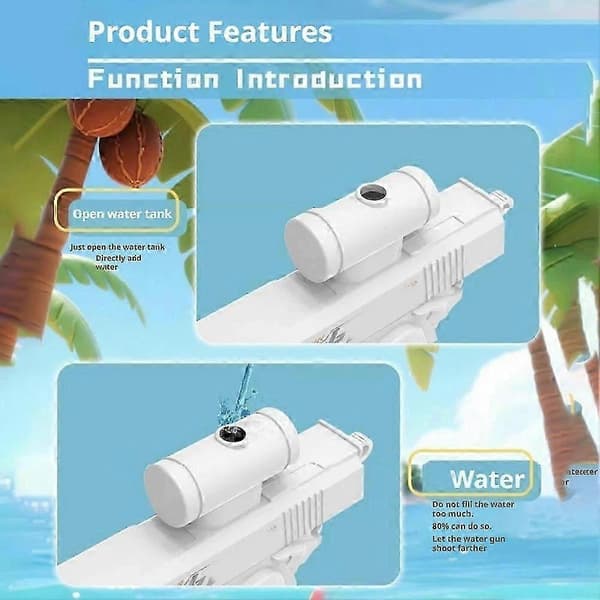 Prank Two Way WaterGun, Prank SquirtGun Can Spray from Front and Back Bule