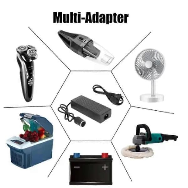 Bilstrømadapterkonverter 220V til 12V 10A Strømadapterforsyning Lighter Biltilbehør 12v adapter Strømforsyningsadapter