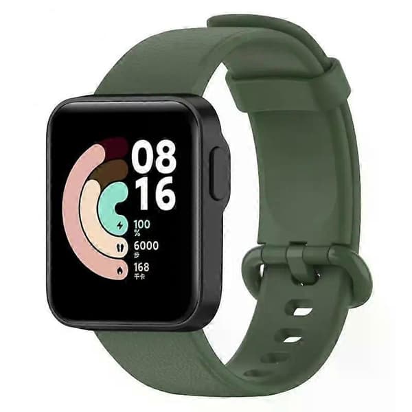 Smart tilbehør urrem vandtæt til Mi Watch Lite/Redmi Watch bærbar til Mi Watch Silica Multi-farve Black A4