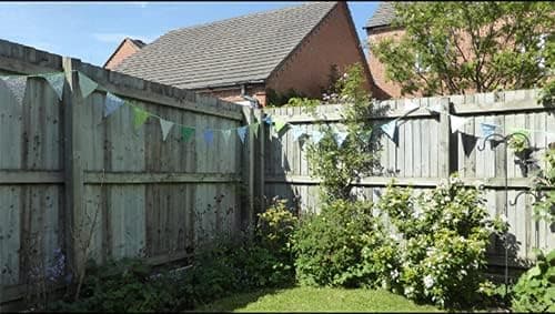 36 STK Blå Stoffvimpelbanner, 10M Dobbeltsidig Bomullsvimpel, Trekantflaggkrans, Blomstervimpel for Bryllupsbursdagsfester Green