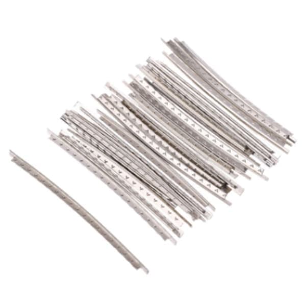 24st Rostfritt Stål 2.2mm Bredd 22 Band 24 Band Gitarr Bandtrådar Set för Elgitarr Bas Greppbräda 2.2*22F