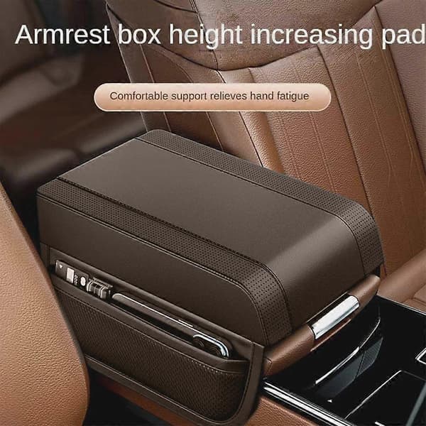 Armleneboks Forsterkningspute Bil Armleneboks Høyde Pad Universell Bil Armlene Pad 24cm