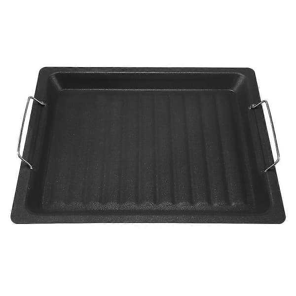 Non-stick BBQ grillpanne i rustfritt stål, stekepanne, kokekar, tallerken